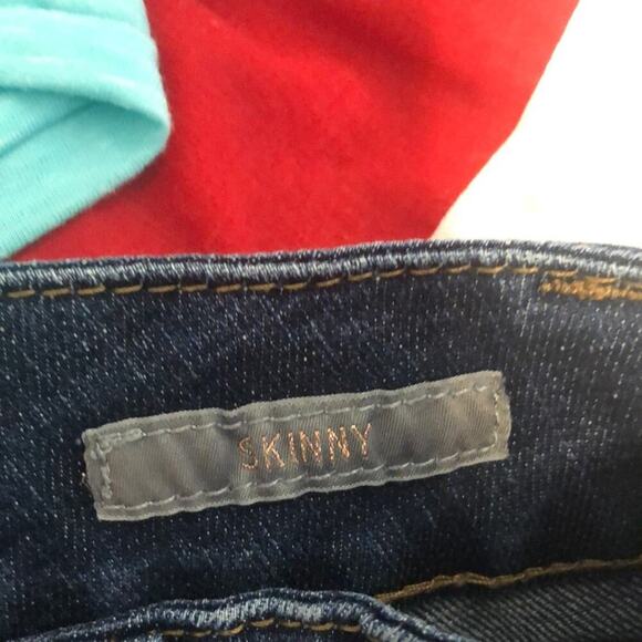 Seven7 Melissa McCarthy hi waisted skinny raw hem slimming silhouette system - Picture 2 of 8